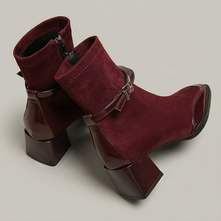 Ariana - Soft Suede Ankle Boots