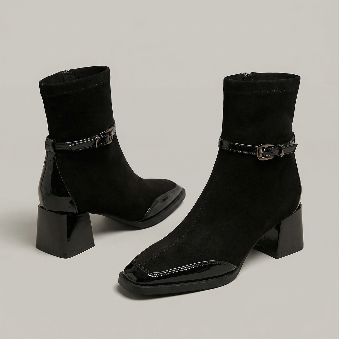 Ariana - Soft Suede Ankle Boots