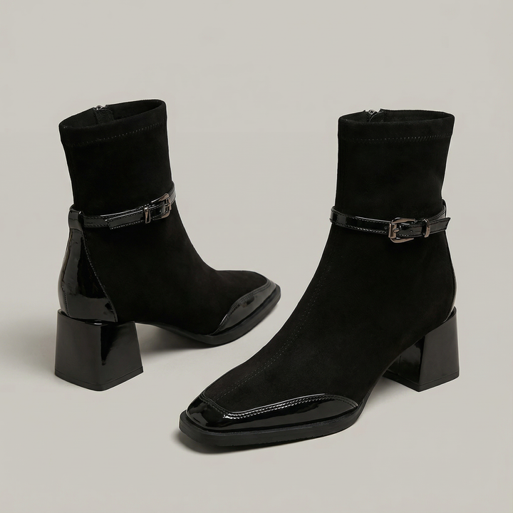 Ariana - Soft Suede Ankle Boots