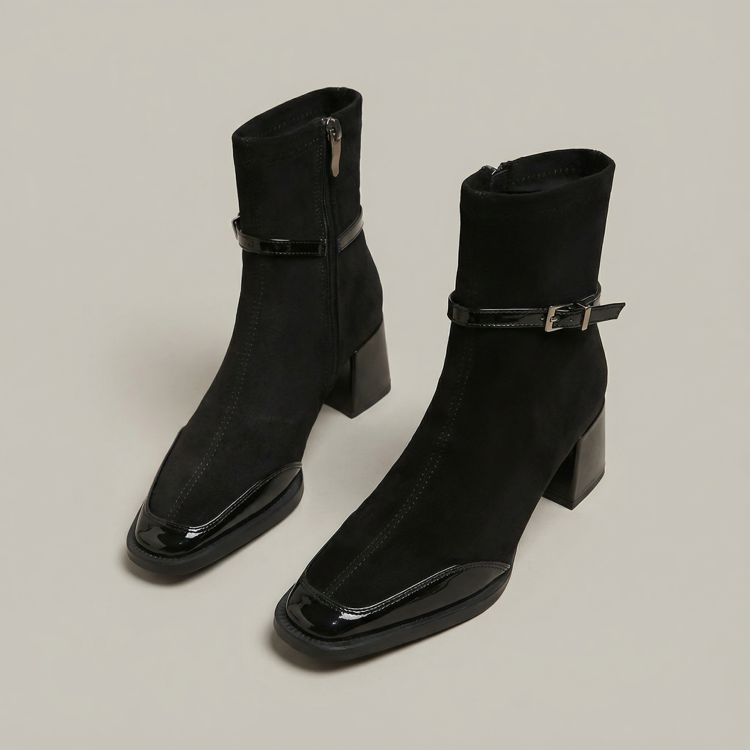Ariana - Soft Suede Ankle Boots