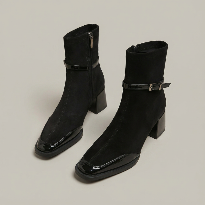 Ariana - Soft Suede Ankle Boots