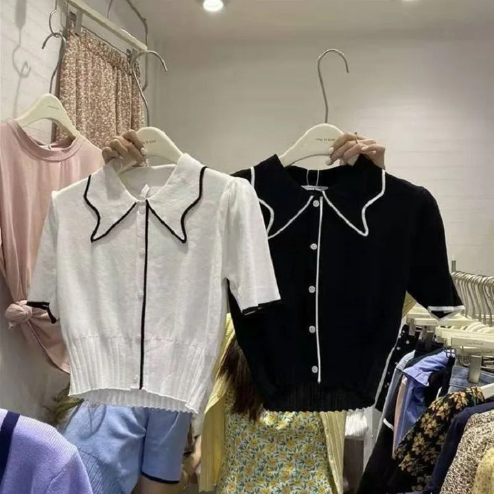 Destiny - Chic Knit Blouse