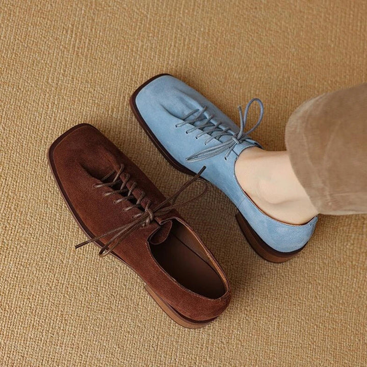 Molly - Soft Suede Lace-Ups