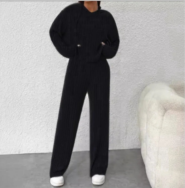 Quinn - Cozy Knit Hoodie Set