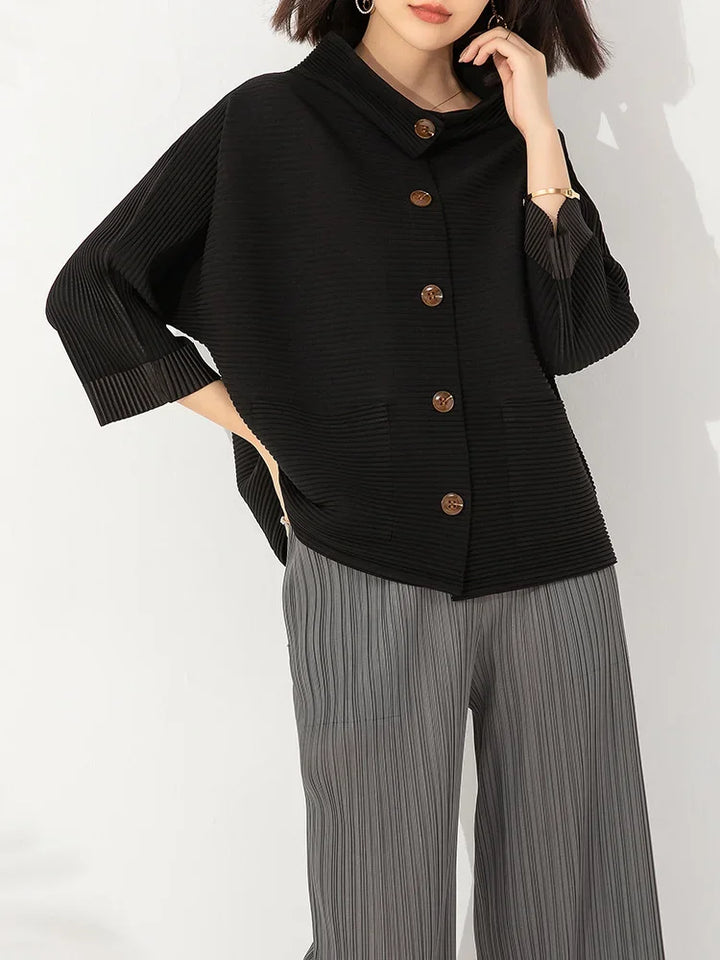 Carly - Soft Ribbed Blouse