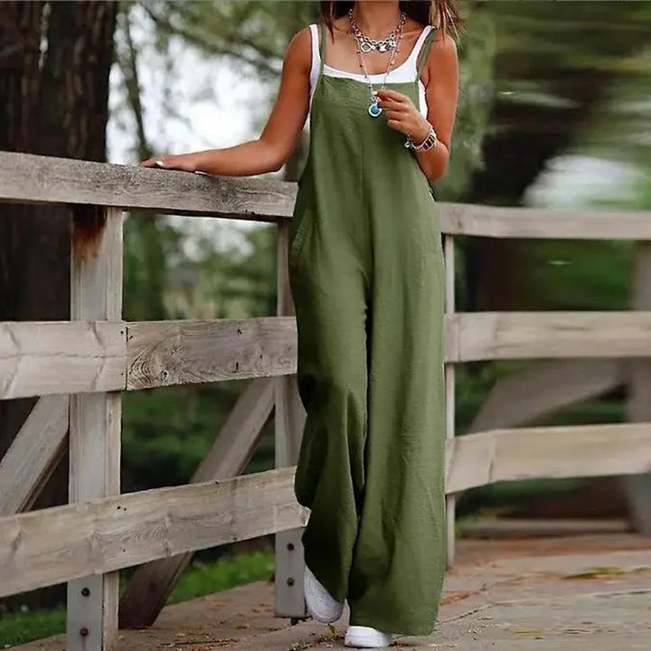 Tiffany - Breezy Fabric Jumpsuit