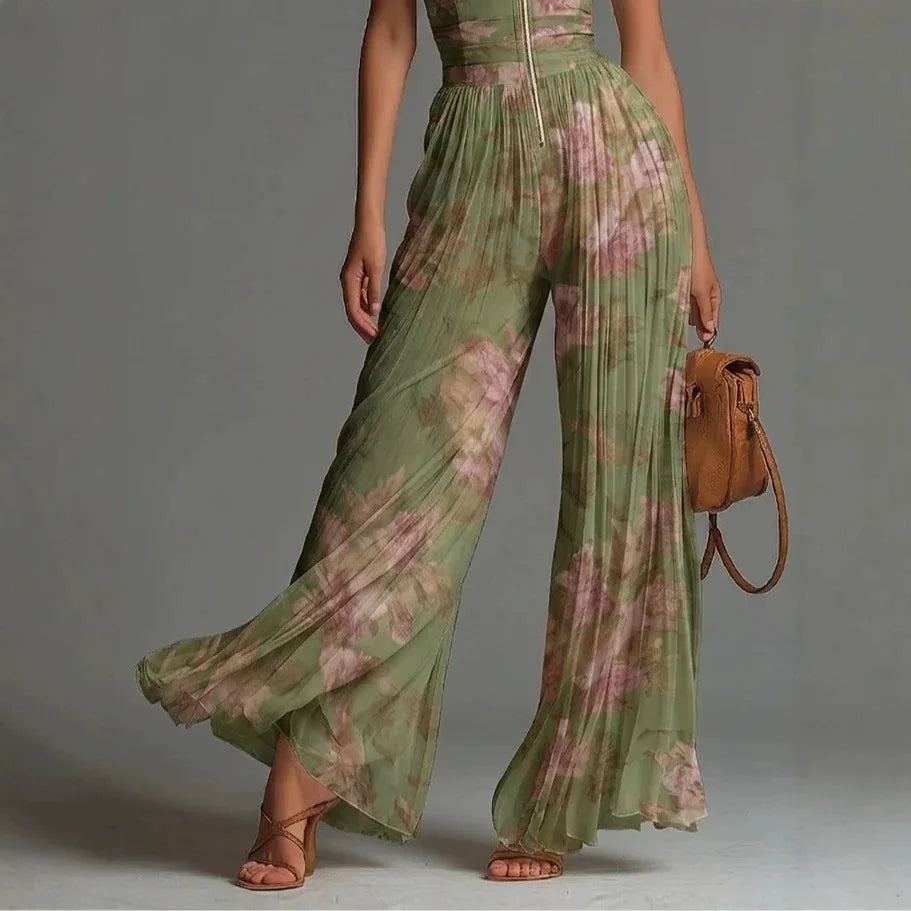 Zella - Flowing Chiffon Jumpsuit