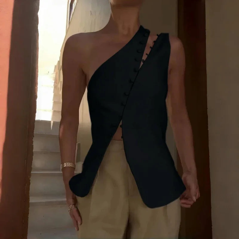 Tiffany - Sleek Silk Blouse