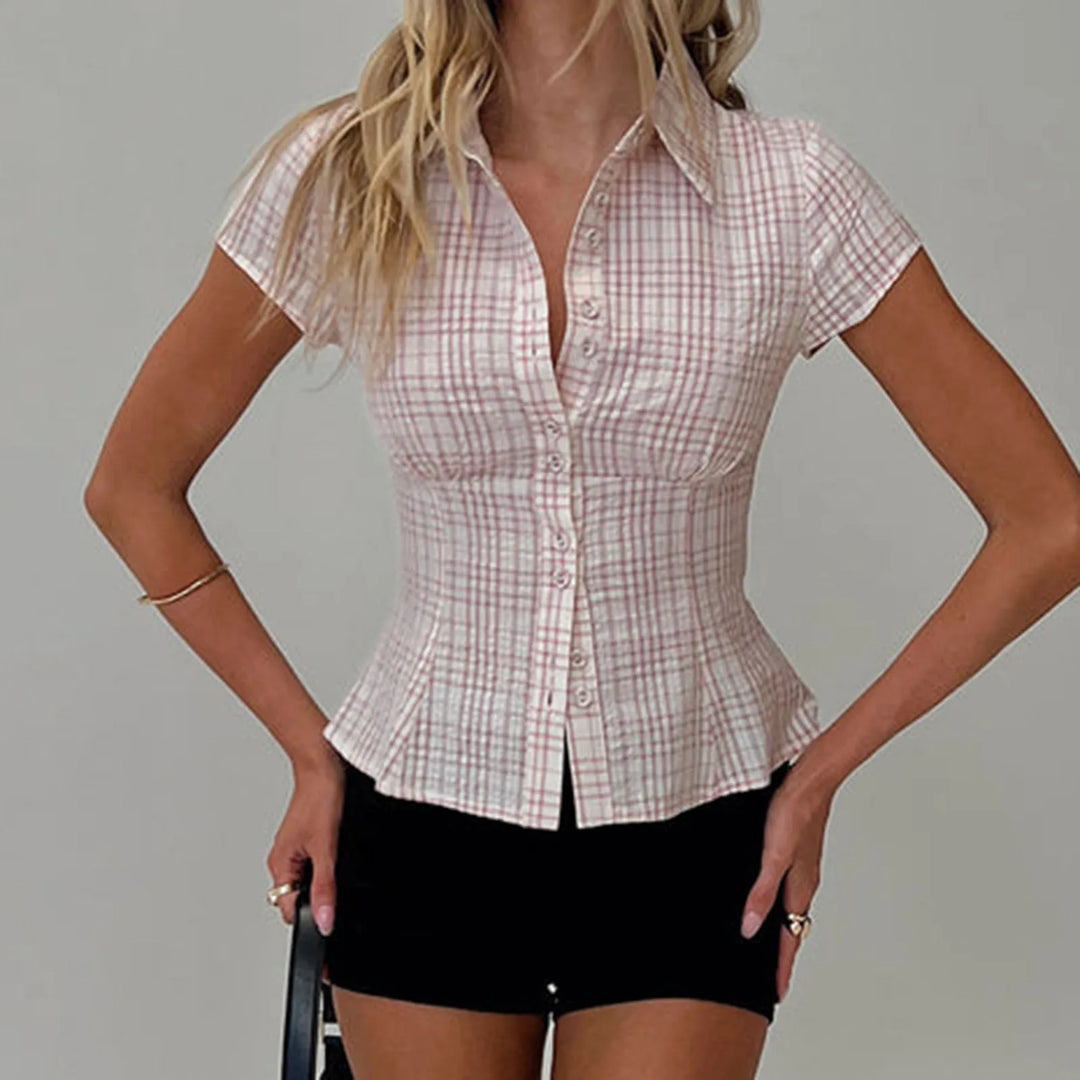 Genevieve - Tailored Cotton Blouse