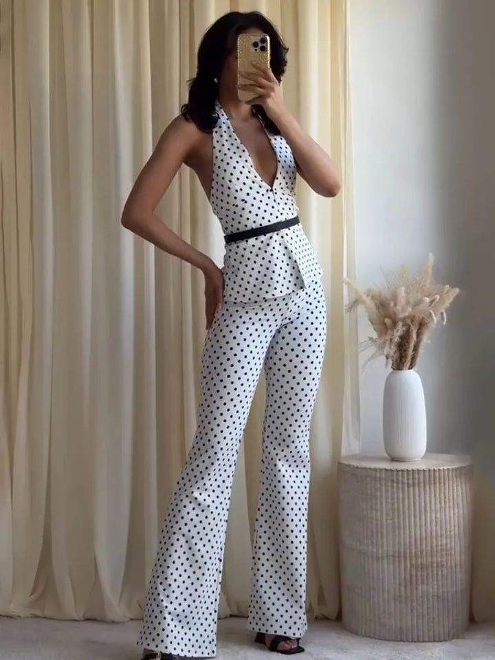 Jayla - Chic Polka Dot Set