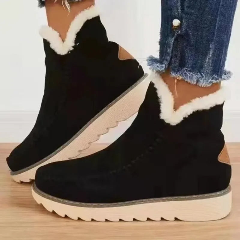 Jamie - Cozy Suede Boots