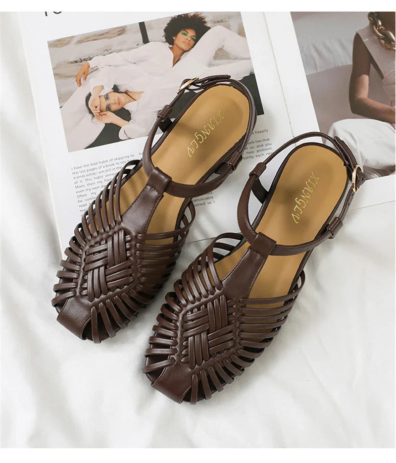 Lia - Chic Woven Sandals