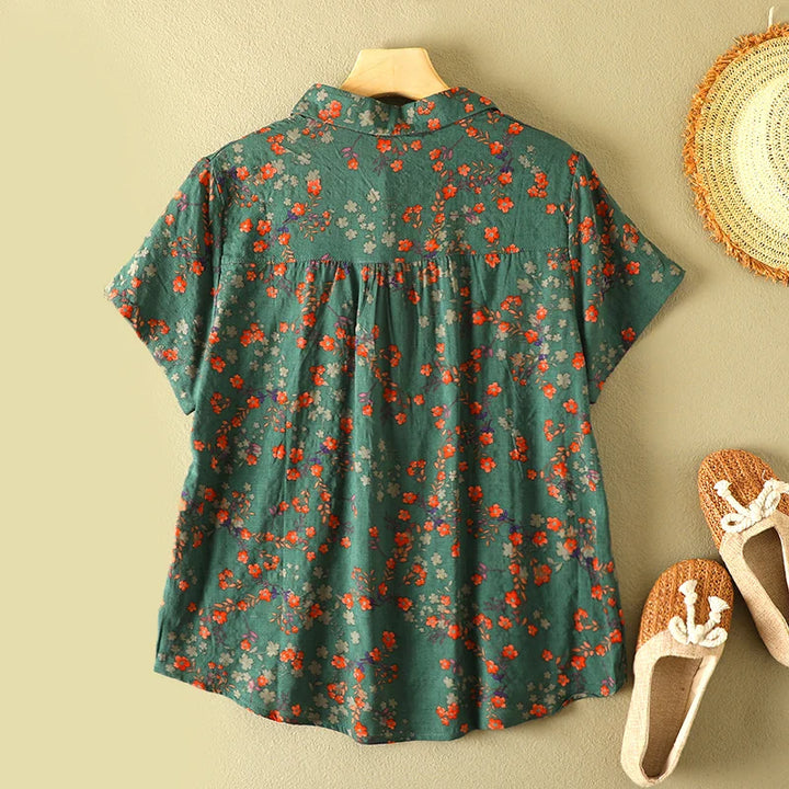 Talia - Breezy Floral Blouse
