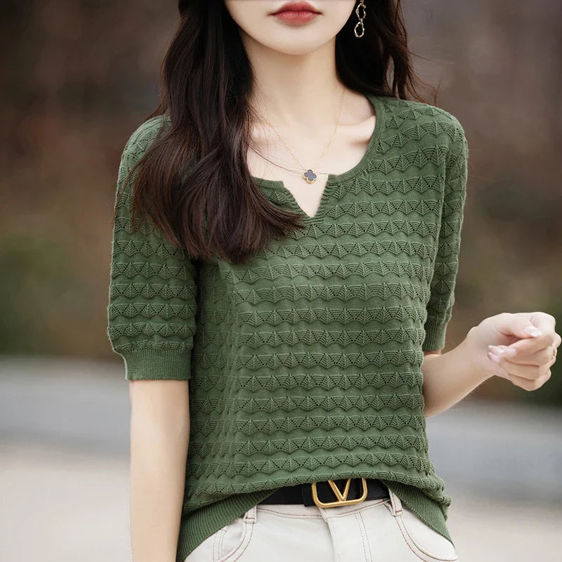 Adeline - Soft Textured Blouse