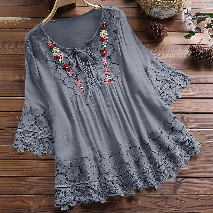 Priscilla - Elegant Lace Blouse