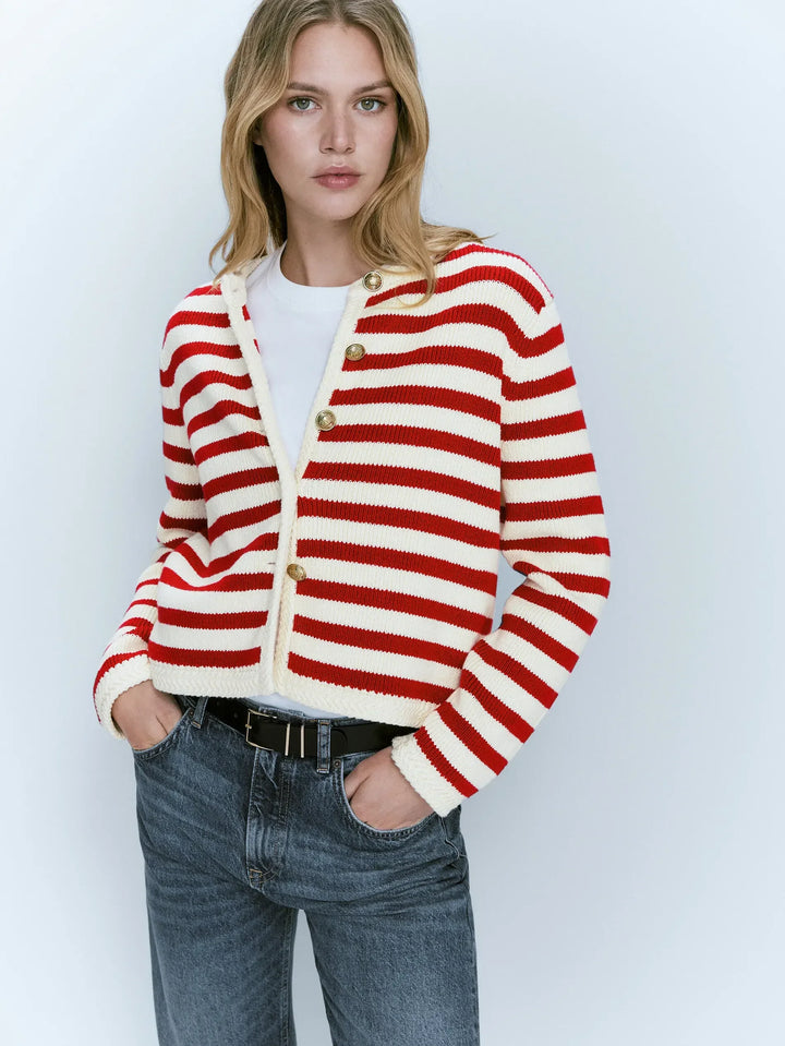 Hannah - Bold Knit Cardigan