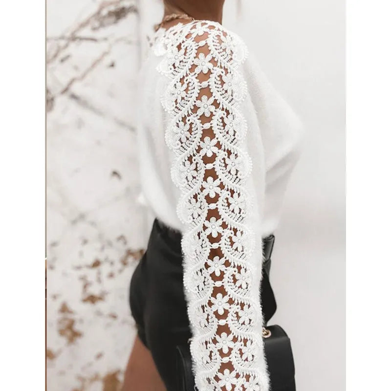 Annabelle - Delicate Lace Sweater