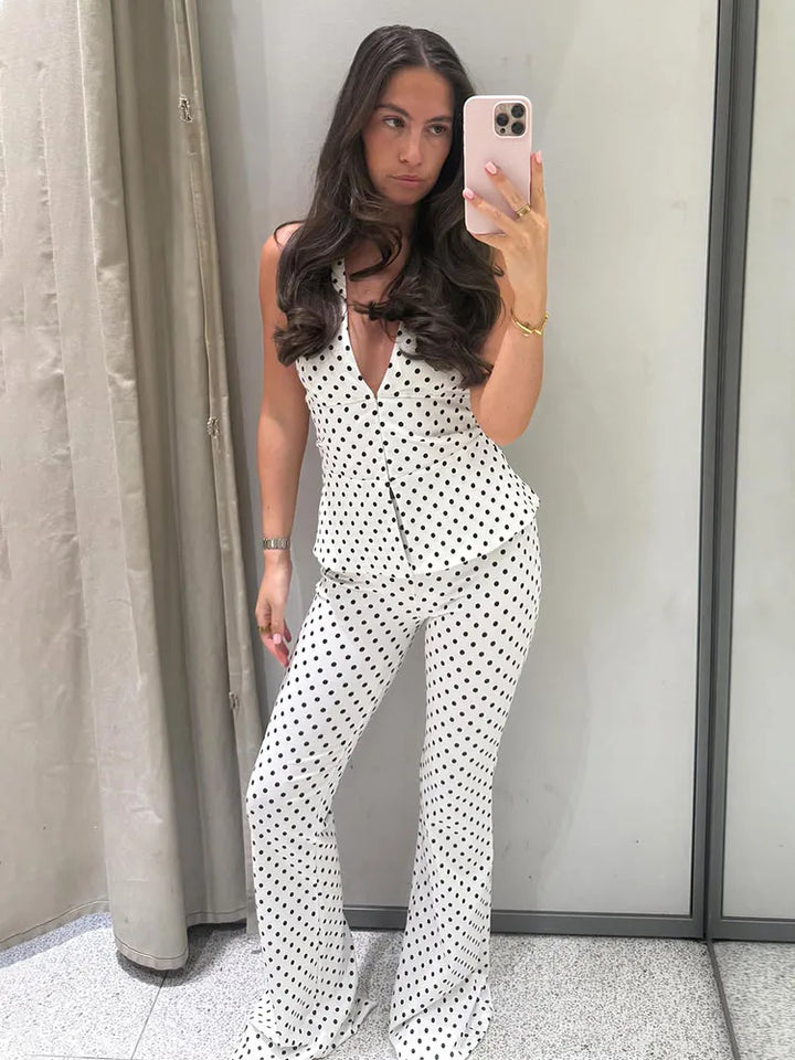 Jayla - Chic Polka Dot Set