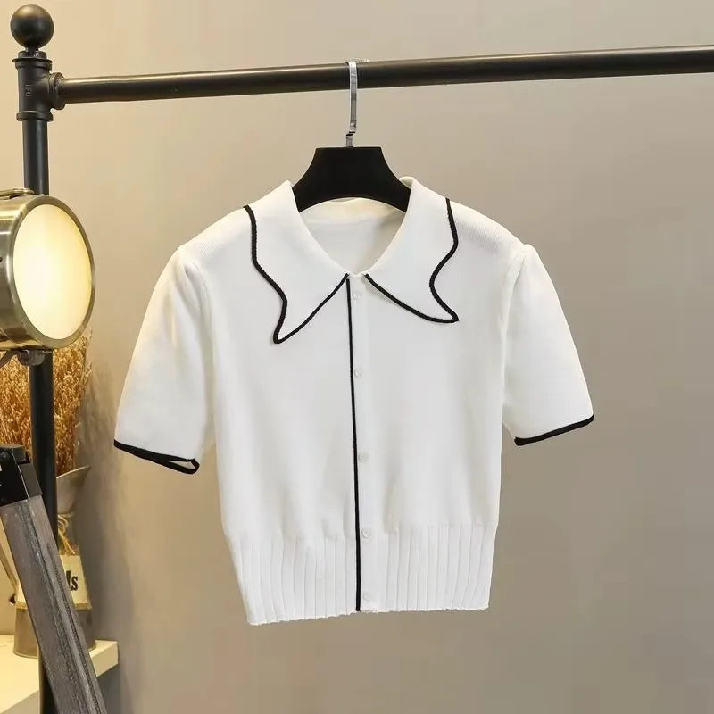 Destiny - Chic Knit Blouse