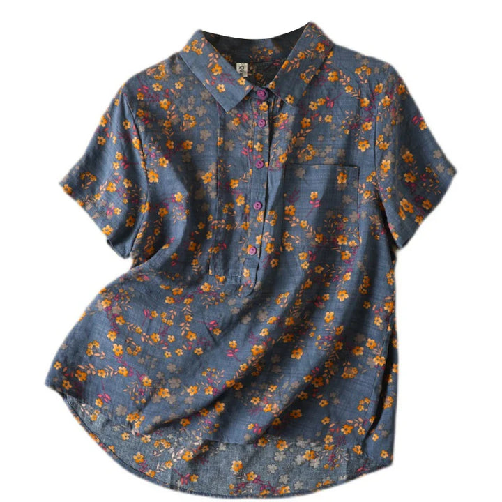 Talia - Breezy Floral Blouse