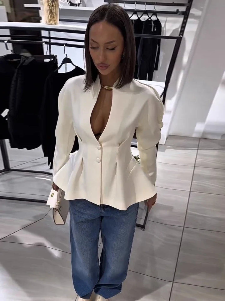 Xabrina - Chic Structured Blouse