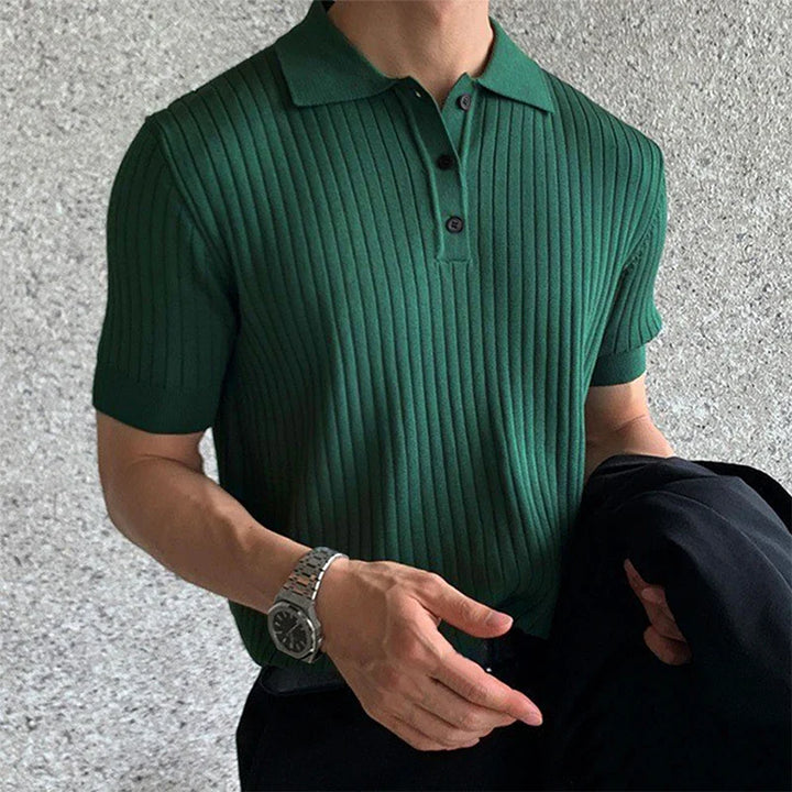 Ivan - Sleek Ribbed Polo