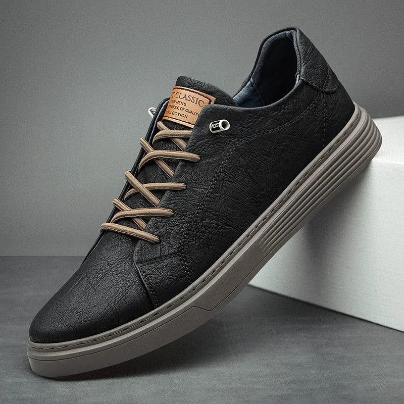 Xavien - Sturdy Leather Sneakers