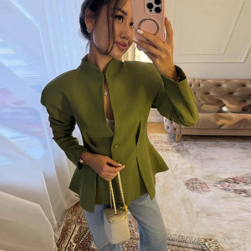 Xabrina - Chic Structured Blouse