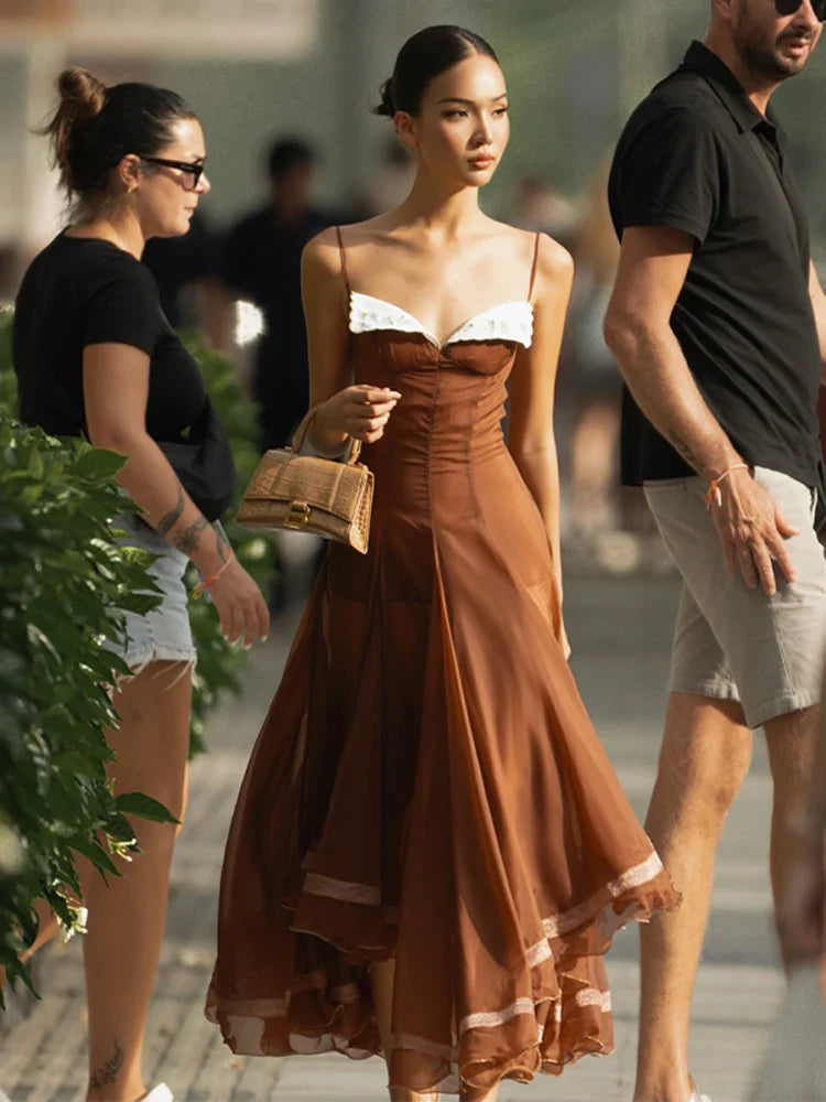 Eloise - Flowing Chiffon Dress