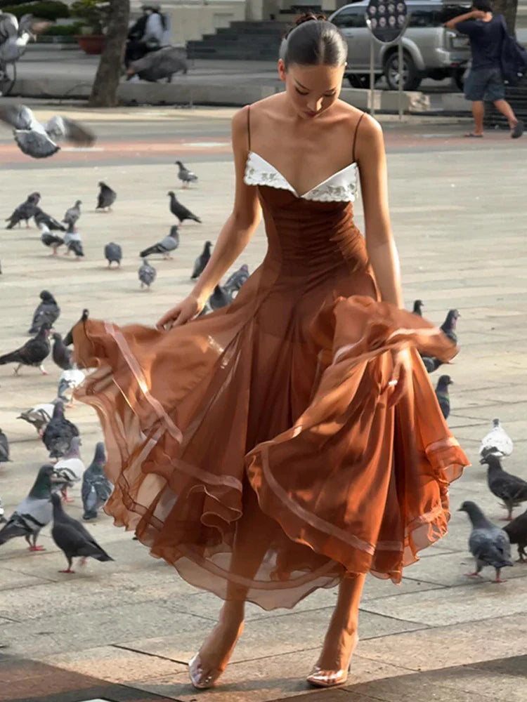 Eloise - Flowing Chiffon Dress