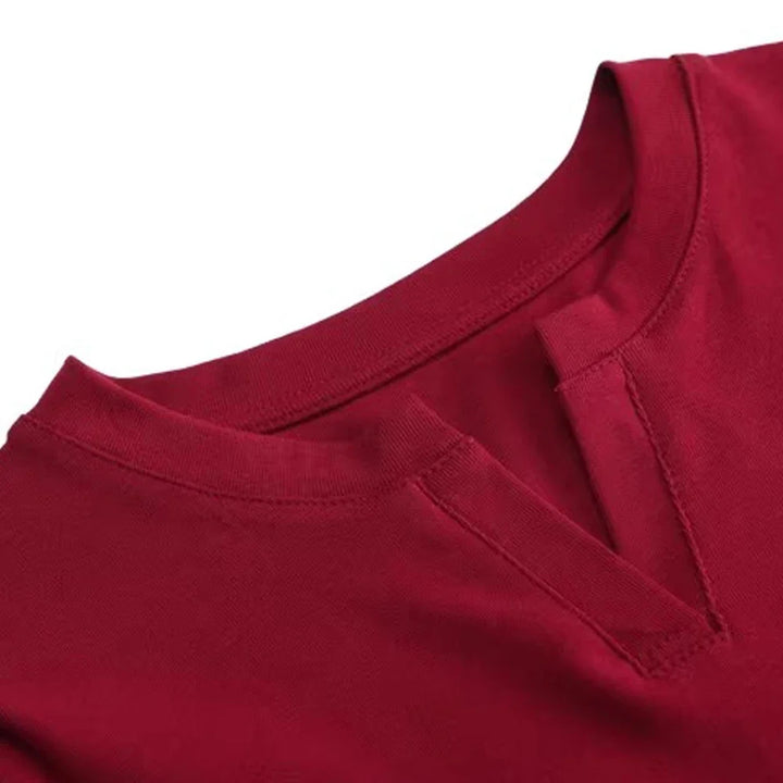 Ireland - Silky V-Neck Blouse