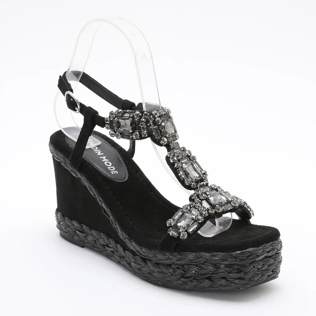 Emily - Luxe Velvet Sandals