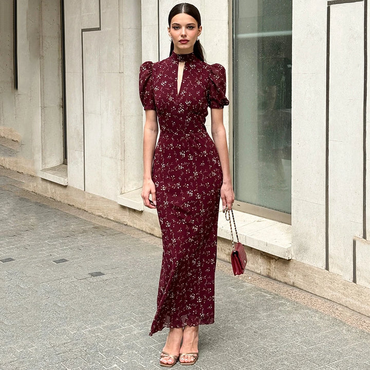 Valencia - Flowing Floral Dress
