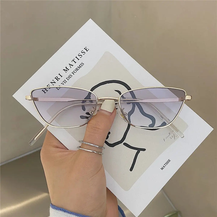 Odette - Sleek Metallic Sunglasses