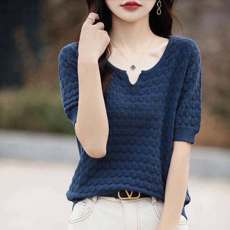 Adeline - Soft Textured Blouse