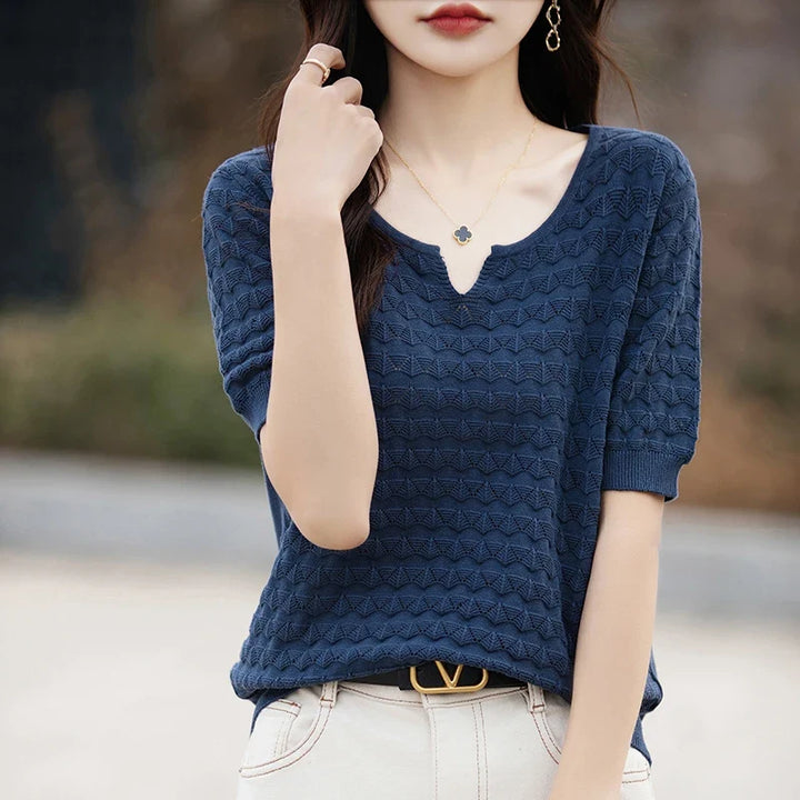 Adeline - Soft Textured Blouse