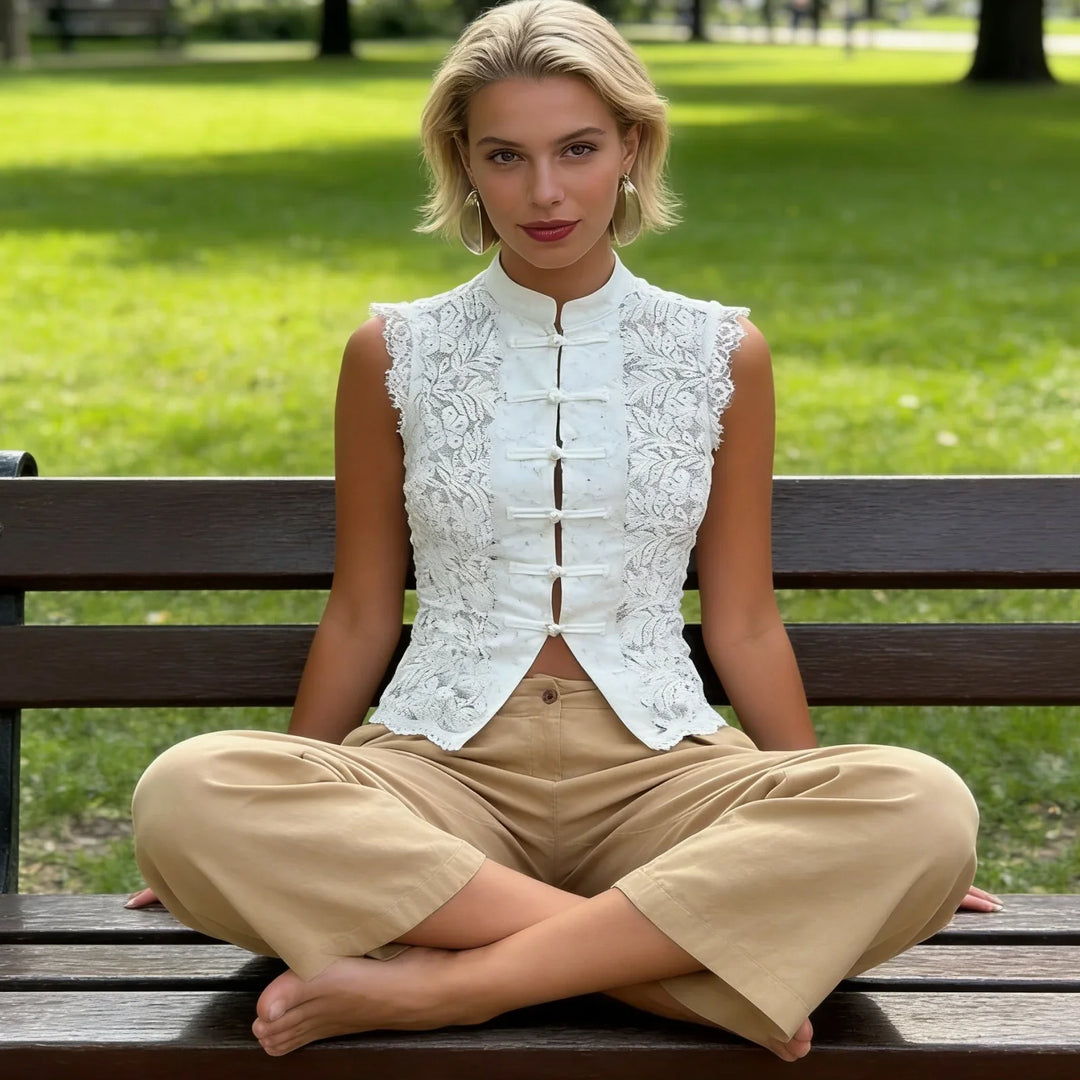 Nell - Elegant Lace Blouse