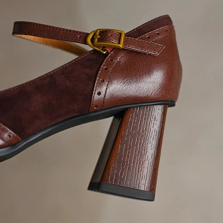 Flora - Chic Block Heel Pumps