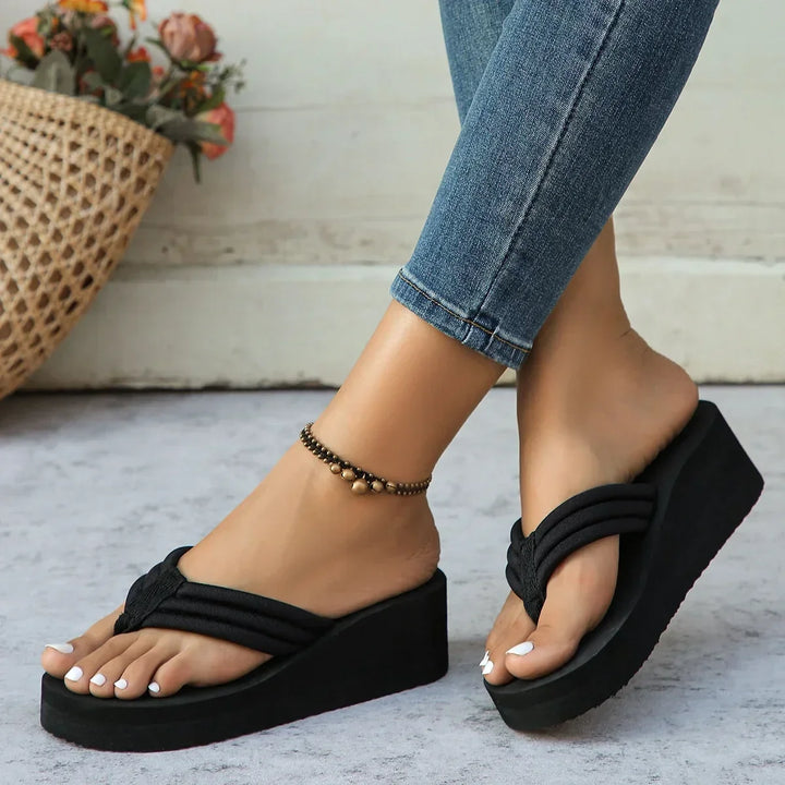 Gracie - Plush Platform Sandal