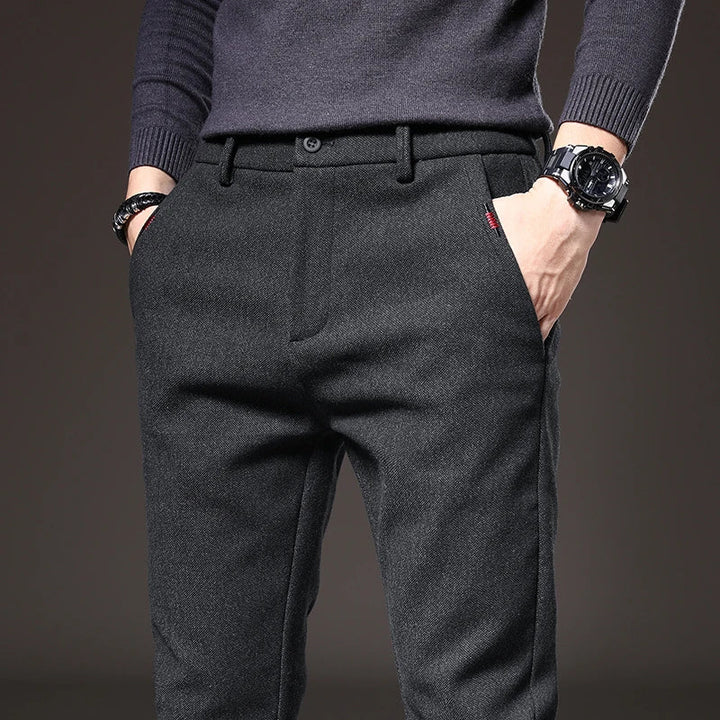 Pierce - Refined Textured Pants