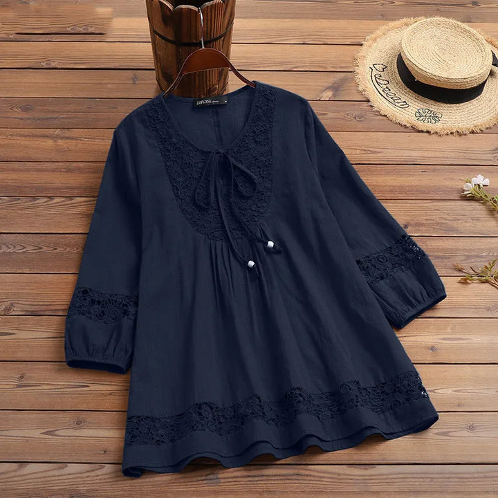Delaney - Airy Lace Blouse