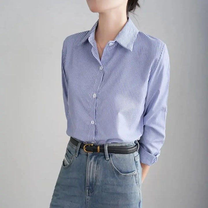 Faye - Chic Cotton Blouse