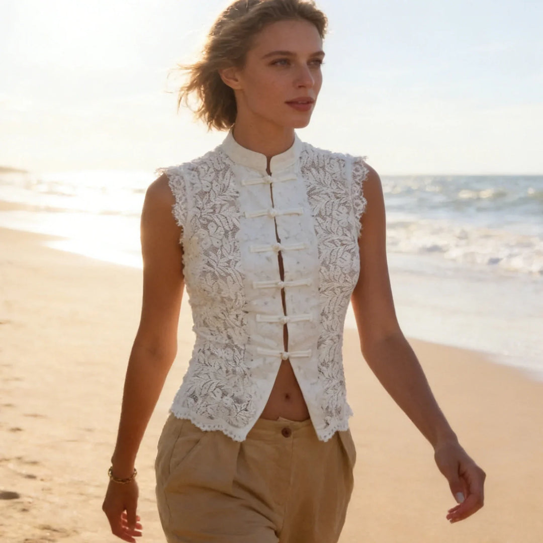 Nell - Elegant Lace Blouse