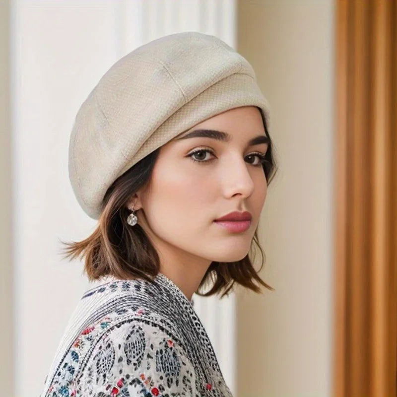 Polly - Chic Checked Beret