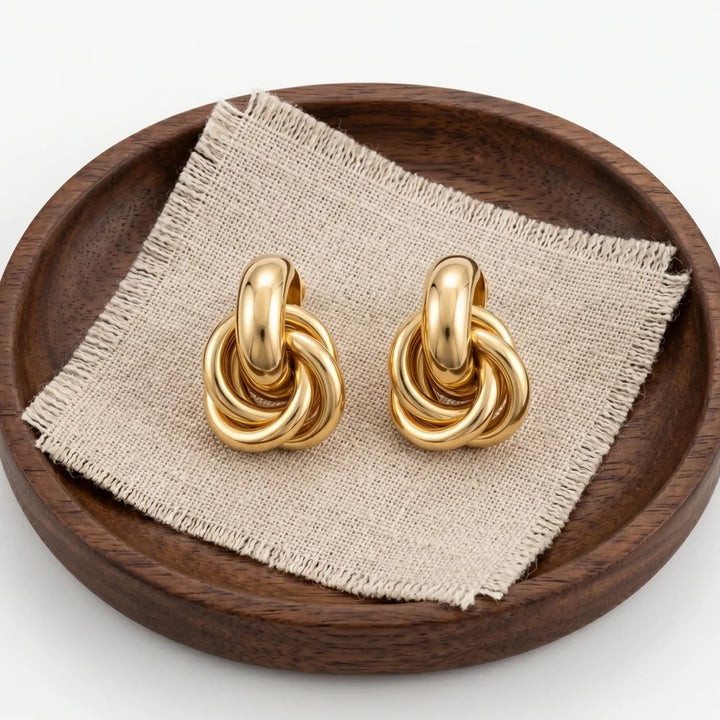 Xandra - Glossy Sculptural Hoops