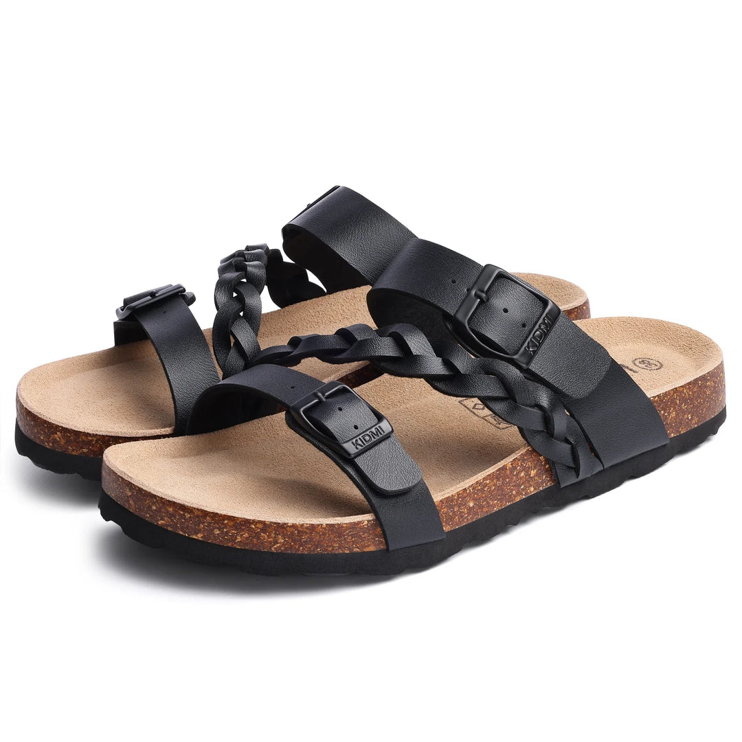 Zahara - Cushy Cork Sandals