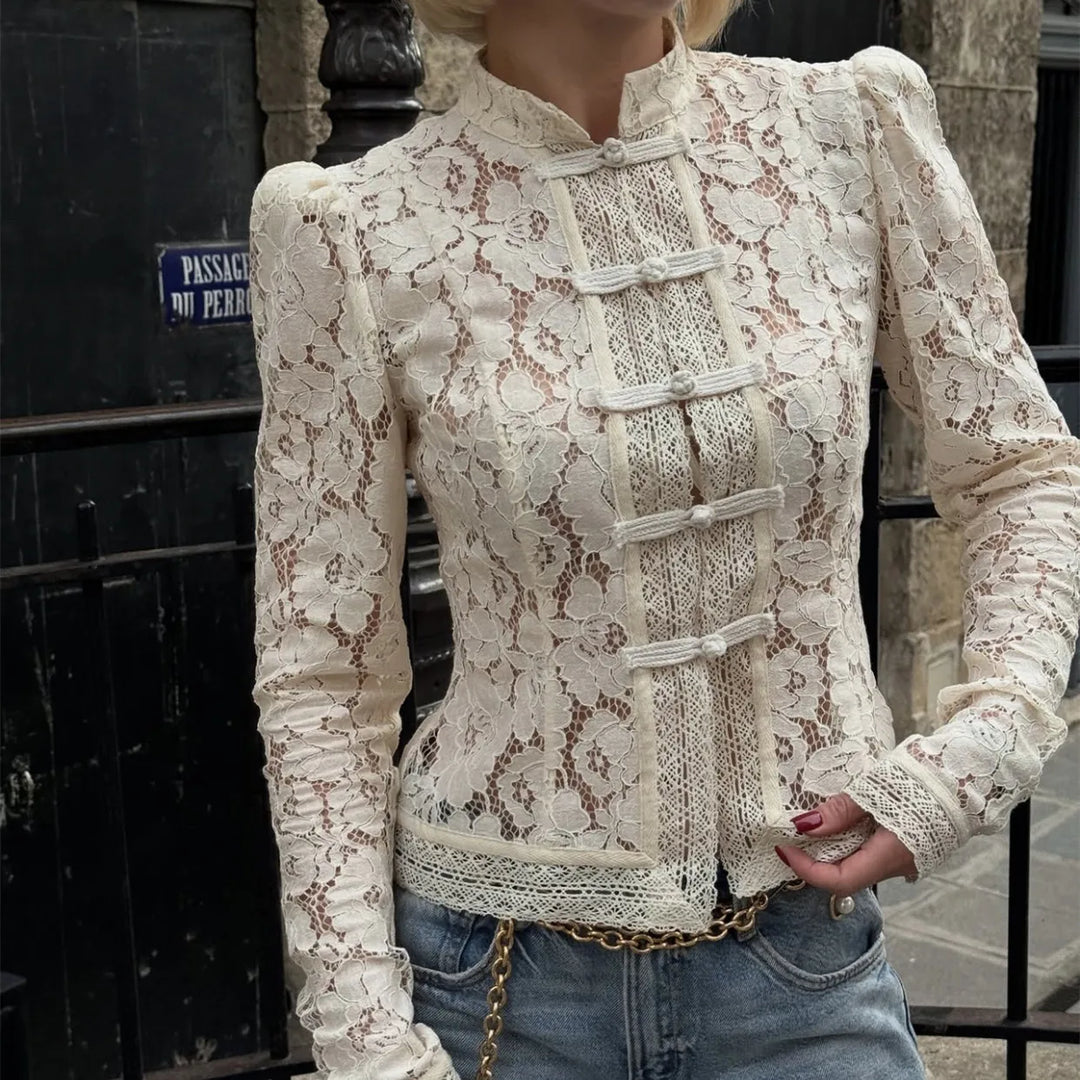 Quintessa - Elegant Lace Blouse