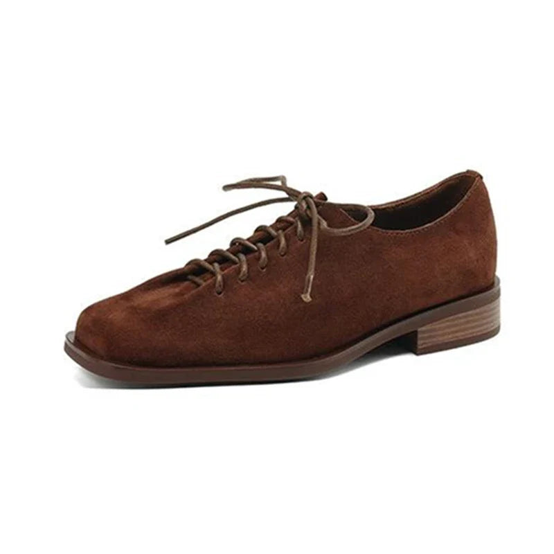Molly - Soft Suede Lace-Ups