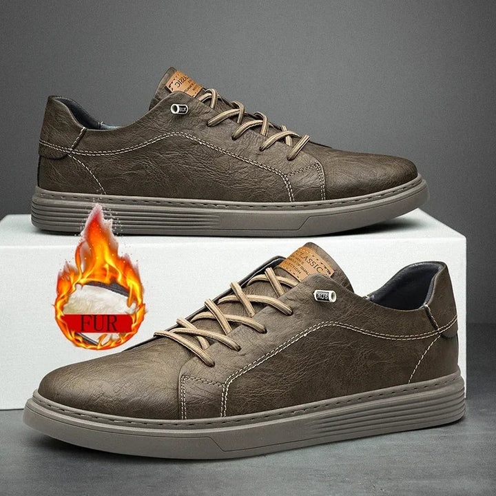 Xavien - Sturdy Leather Sneakers