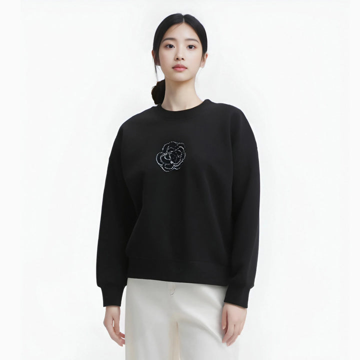 Meredith - Cozy Floral Sweater